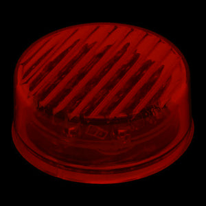 RoadPro RP-1279R Red 2.5" LED Round Sealed Light Clearance Marker Plug In - getexcess