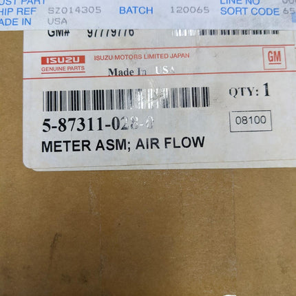 Mass Air Flow Meter Isuzu 5-87311-028-0