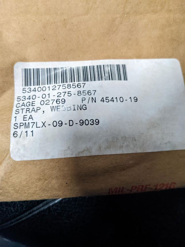 Strap Webbing Gunner's Platform HMMWV 1 1/4 Ton Truck US Army NOS Military Surplus