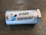 In-Line Fuel Hydraulic Oil Fluid Filter 9/16” 40 Micron Arrow Pneumatics 9152V 2910014196286