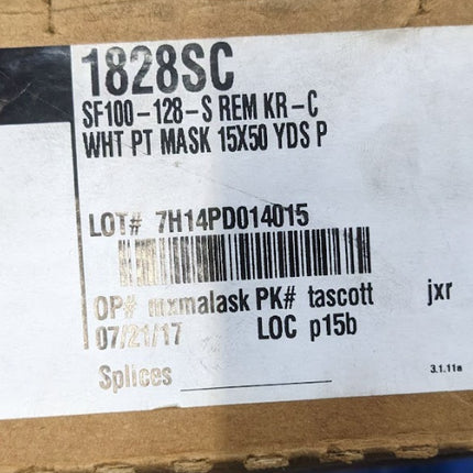 Avery Dennison SF 100 White Paint Mask Stencil Film 1828SC 15” x 50 Yards