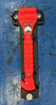 Original Life Hammer Escape Hammer (Orange) Shatters Tempered Car Glass Cuts Seat Belts